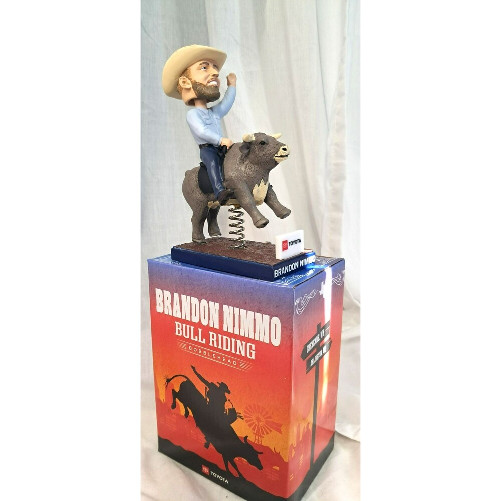 Brandon Nimmo Bull Riding Texas Rangers Bobblehead SGA 6/7/26